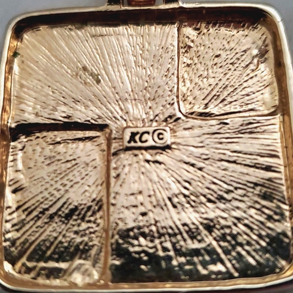 Kenneth Cole Black and Goldtone Pendant - Picture 3 of 8